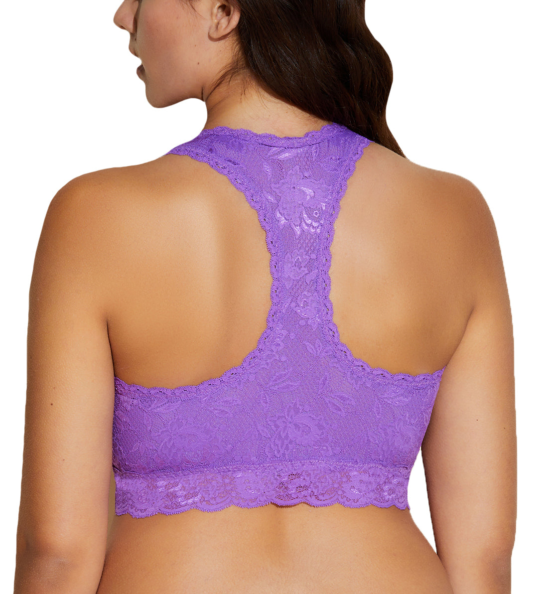 Cosabella Never Say Never CURVY Racie Racerback Bralette (NEVER1355),XS,Cyclamen - Cyclamen,XS