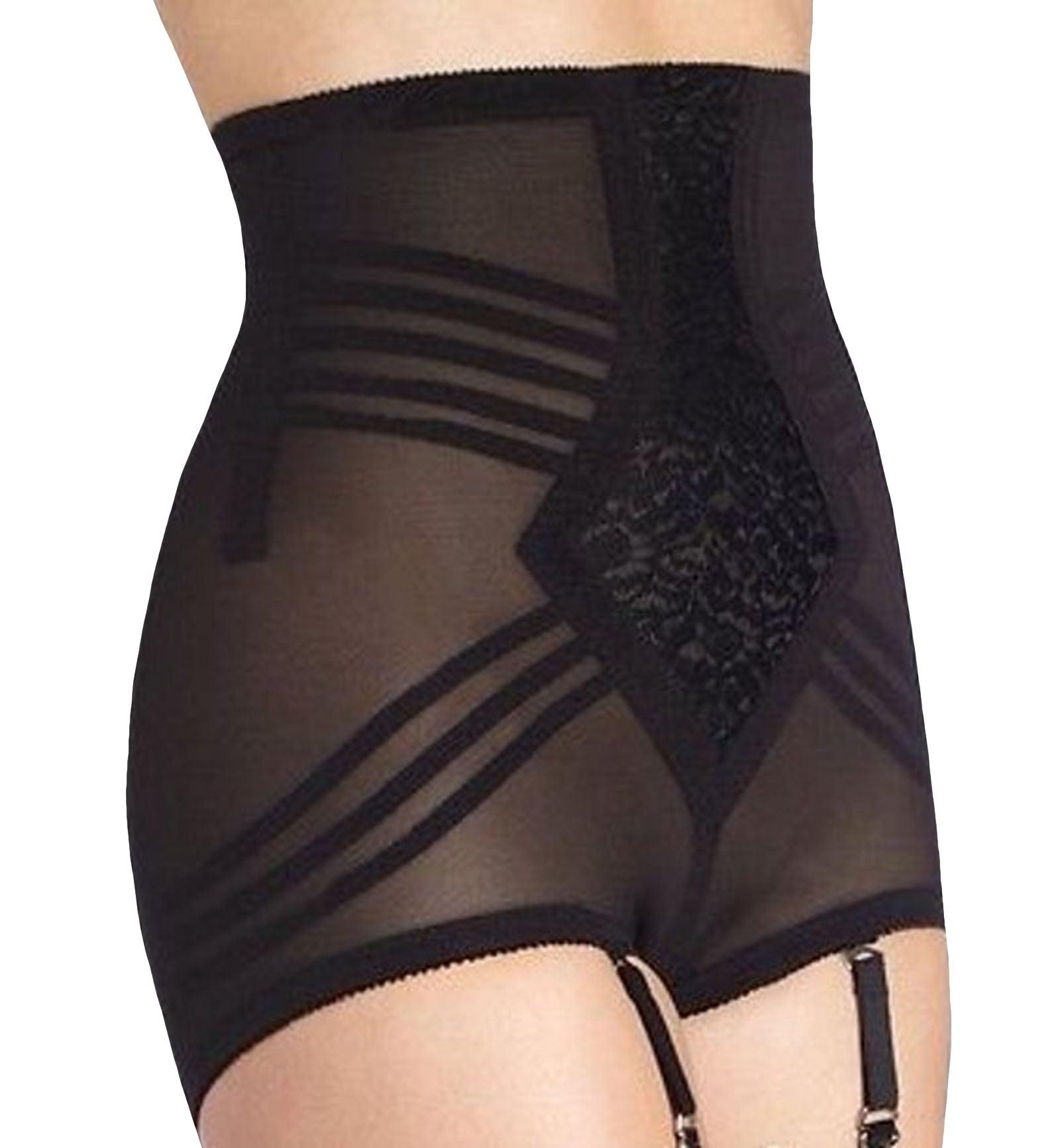 Rago Firm Control High Waist Shaping Panty (6109),Small,Black - Black,Small