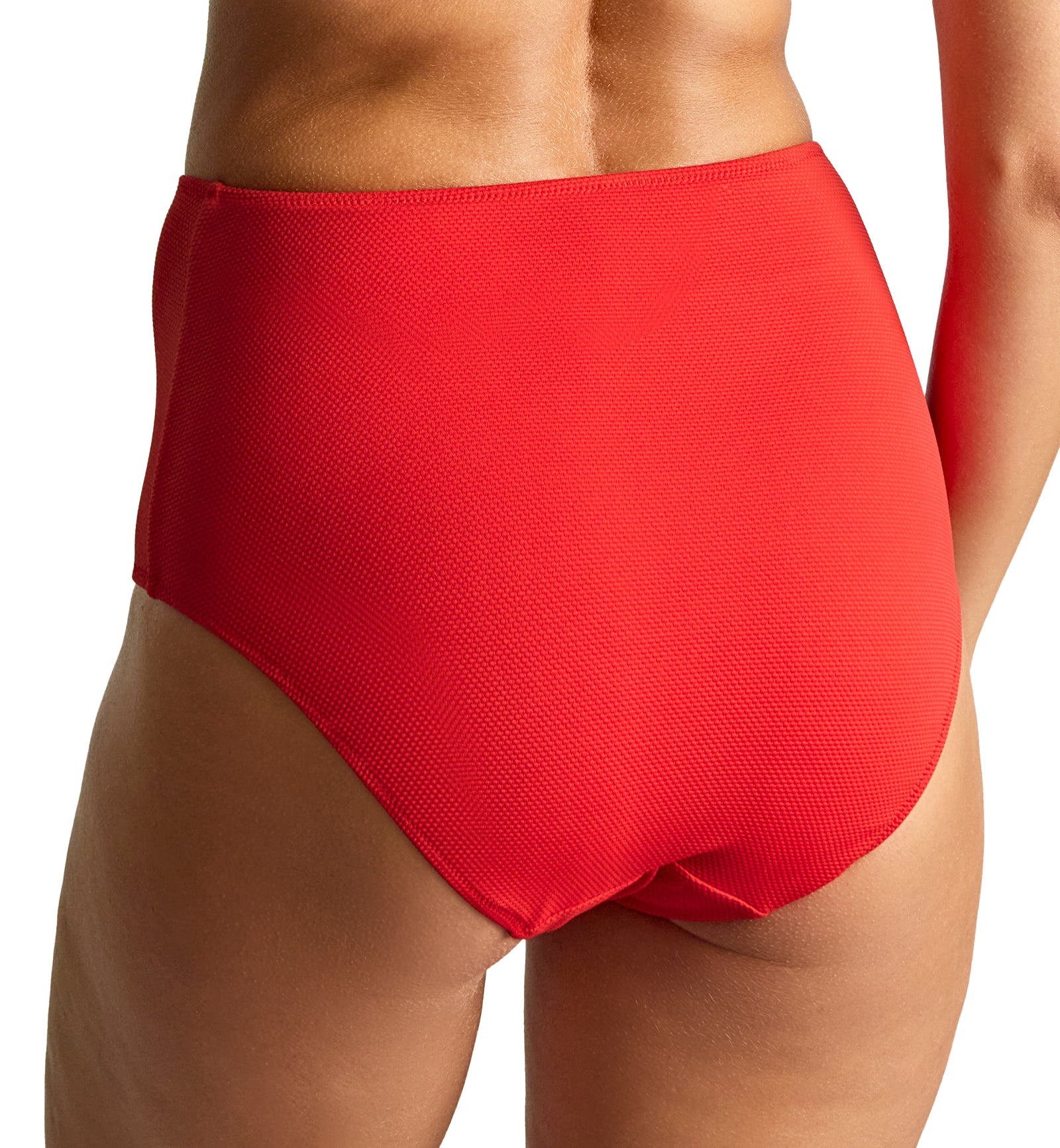 Panache High Waist Swim Brief (SW2035),8-XS,Aurora Red - Aurora Red,XS