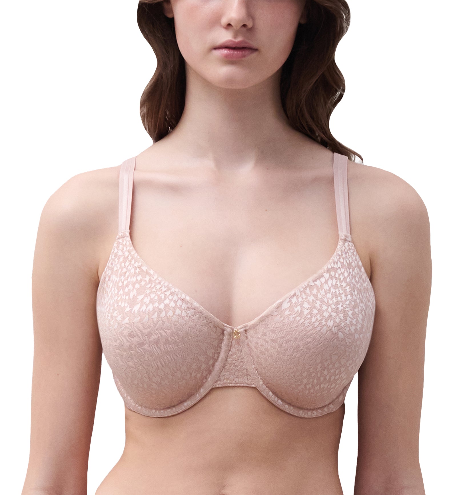 Chantelle Magique Seamless Unlined Underwire Minimizer Bra (C19UM1),30E,Rose - Rose,30E