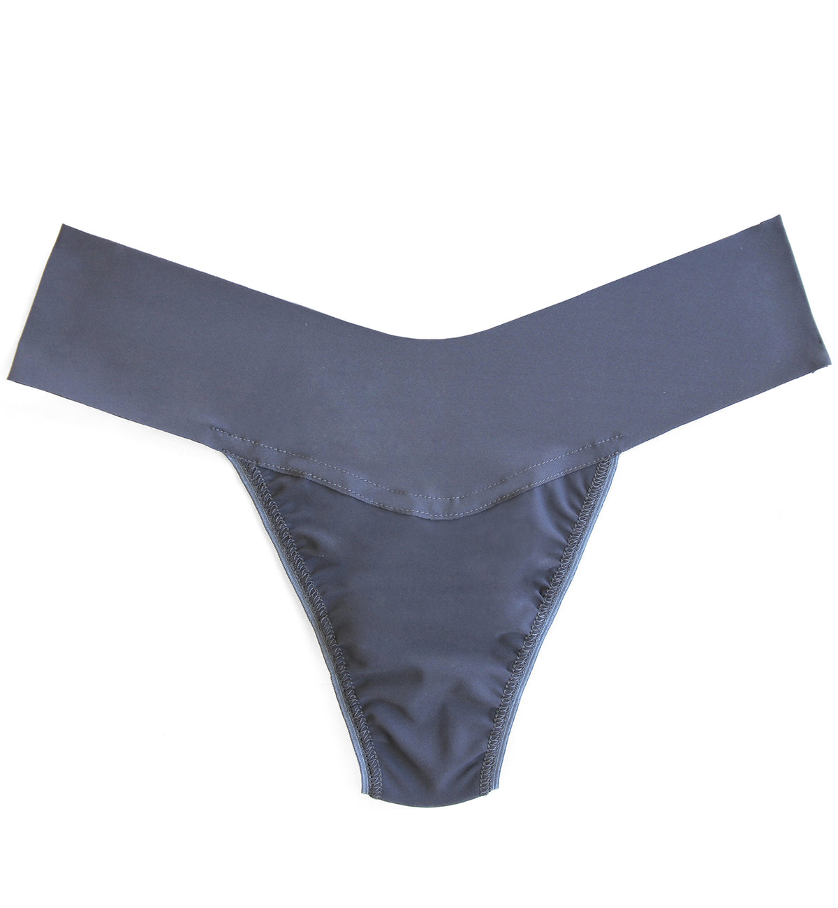 Hanky Panky BreatheSoft Natural Rise Thong (6J1661B),X-Small,Granite - Granite,X-Small