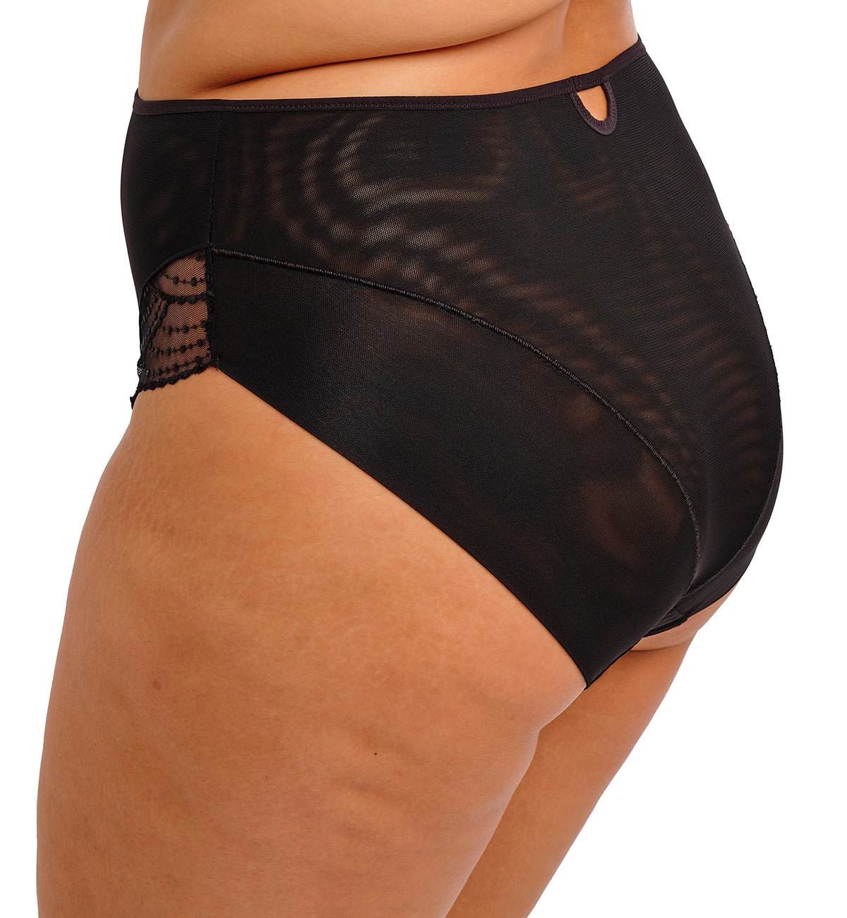 Elomi Priya Matching Full Brief Panty (4555),Medium,Black - Black,Medium