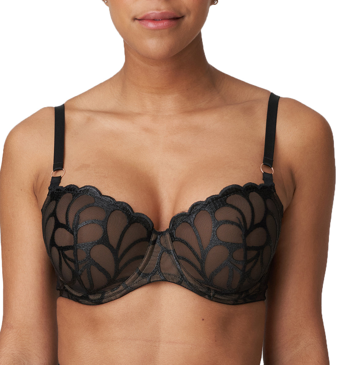 PrimaDonna Twist Aprodisia Balcony Padded Underwire Bra (0242162),30F,Black - Black,30F