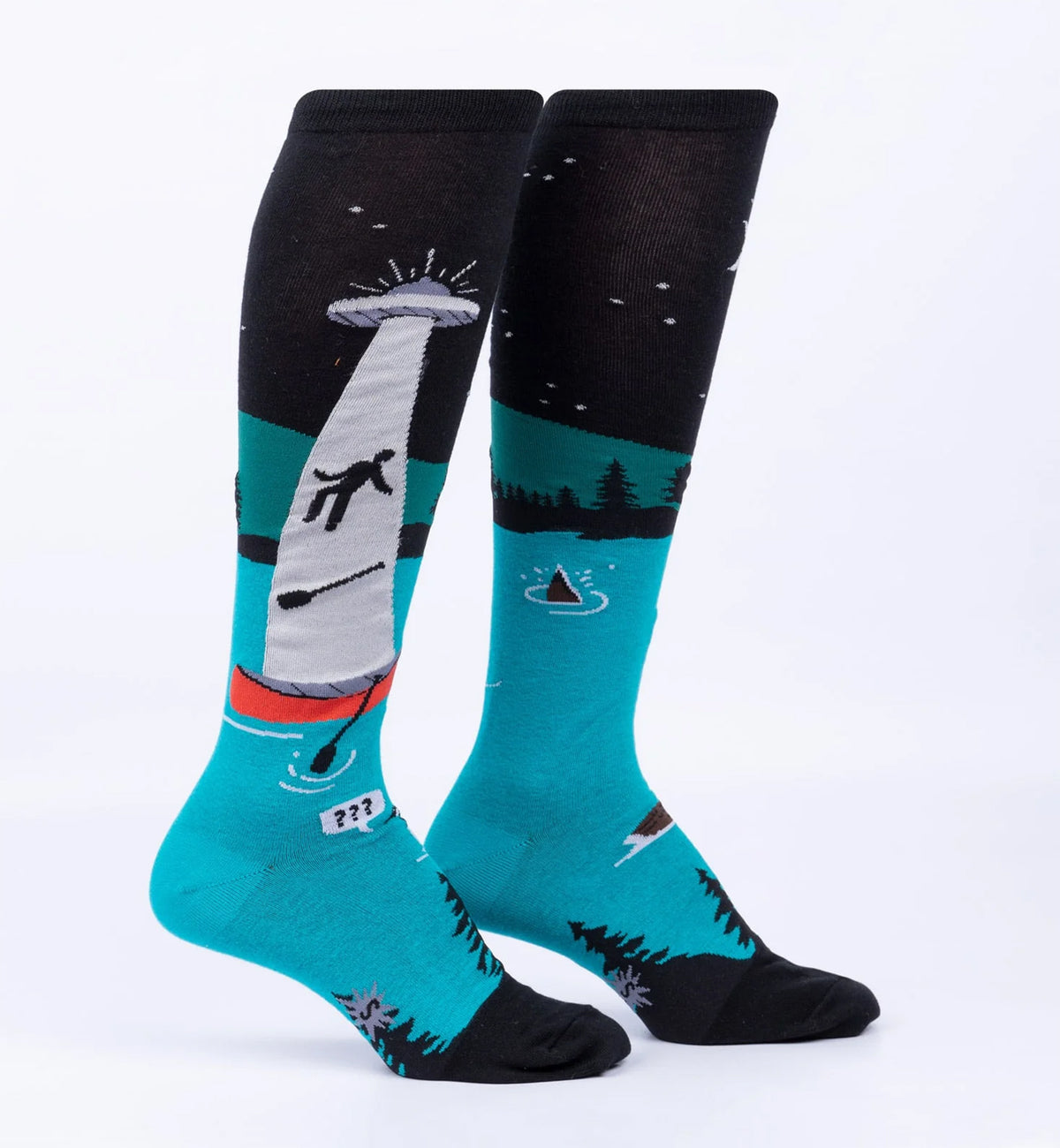 SOCK it to me Unisex Knee High Socks (F0619),Out of Boaty Experience - Out of Boaty Experience,One Size