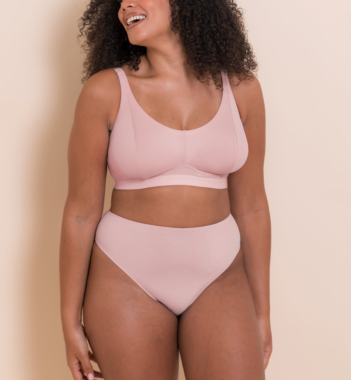 Curvy Kate Zen Brazilian Brief (CK093202),S/M,Blush Pink - Blush Pink,S/M
