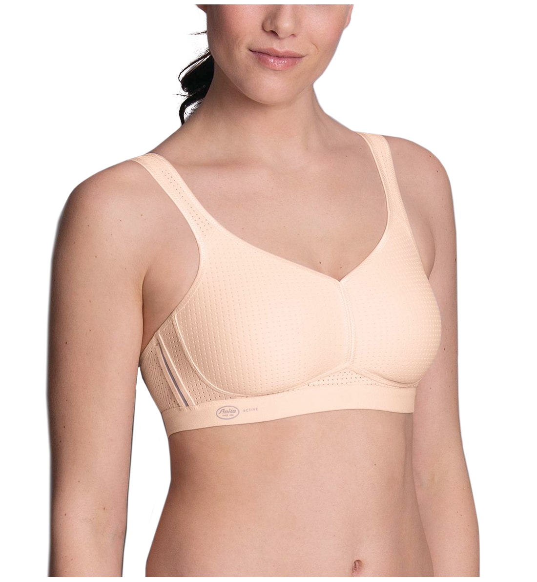 Anita Performance Mesh Max Support Softcup Sports Bra (5566),32B,Smart Rose - Smart Rose,32B