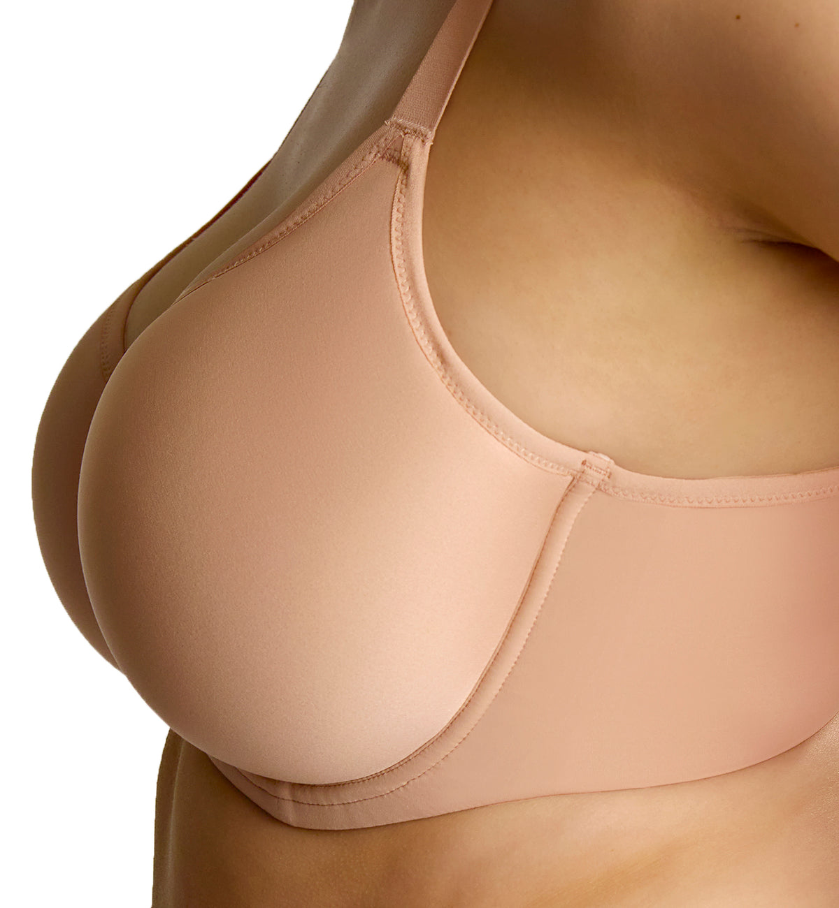 Sculptresse Form Spacer Molded Underwire Bra (11331),34E,Honey - Honey,34E