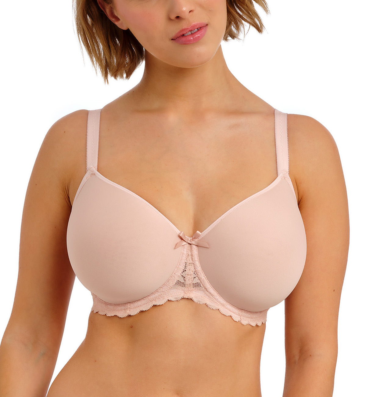 Freya Quinn Spacer Molded Underwire Bra (404310),28D,Cameo - Cameo,28D