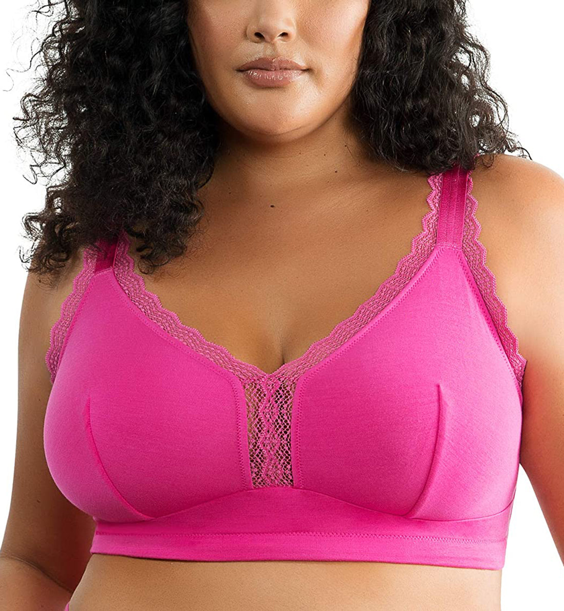 Parfait Dalis Soft Modal Bralette with J-Hook (5641),30D,Bright Pink - Bright Pink,30D
