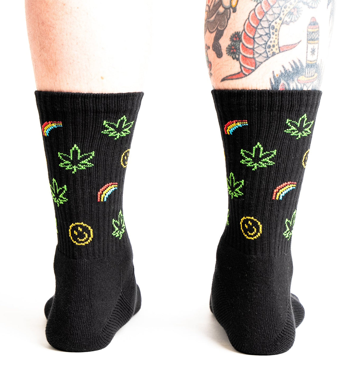 SOCK it to me Athletic Ribbed Crew Socks (R0035),It's 4:20 Somewhere - Its 420 Somewhere,One Size