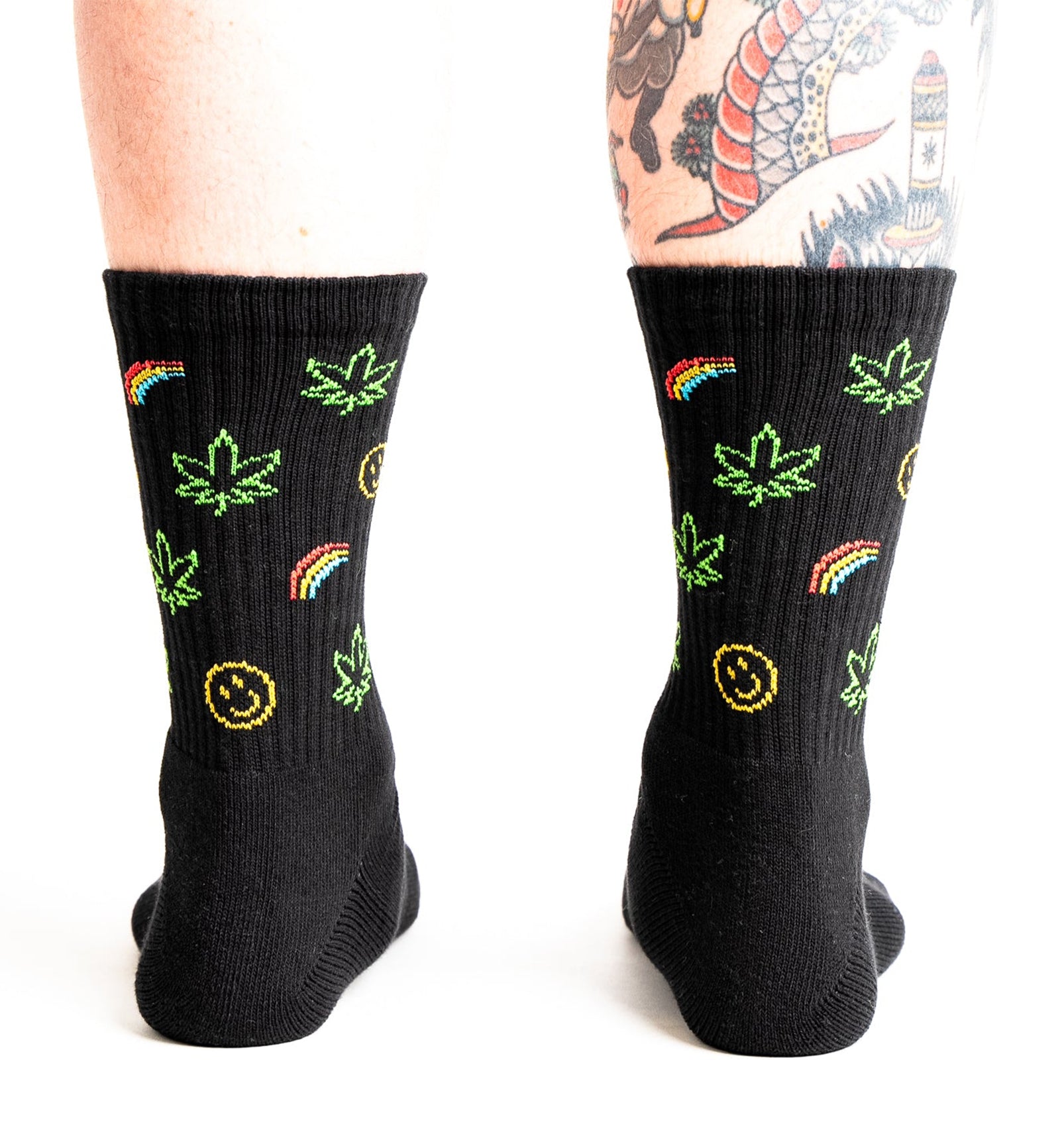 SOCK it to me Athletic Ribbed Crew Socks (R0035),It's 4:20 Somewhere - Its 420 Somewhere,One Size