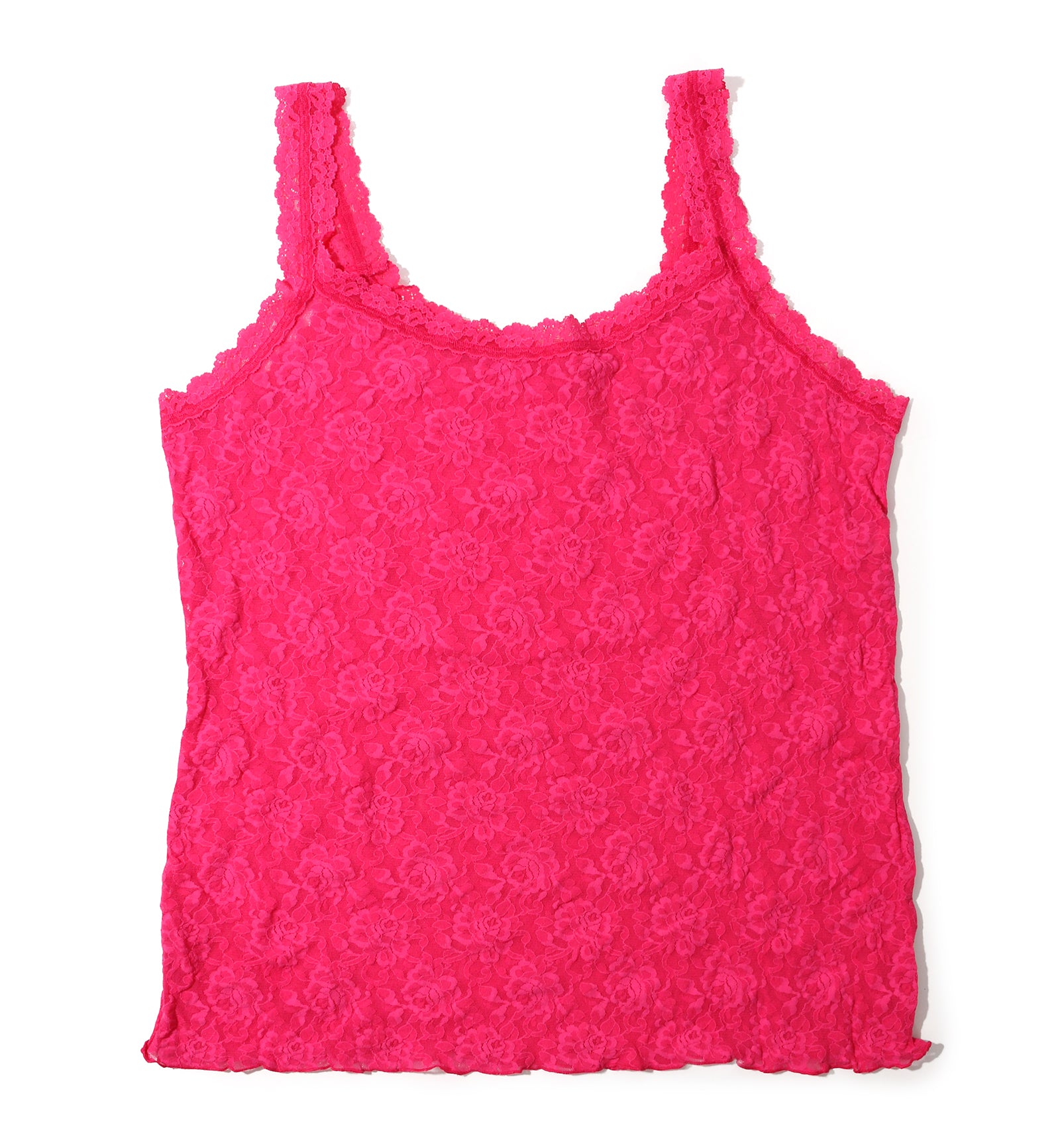 Hanky Panky Signature Lace Unlined Camisole PLUS (1390LX),1X,Morning Glory - Morning Glory,1X