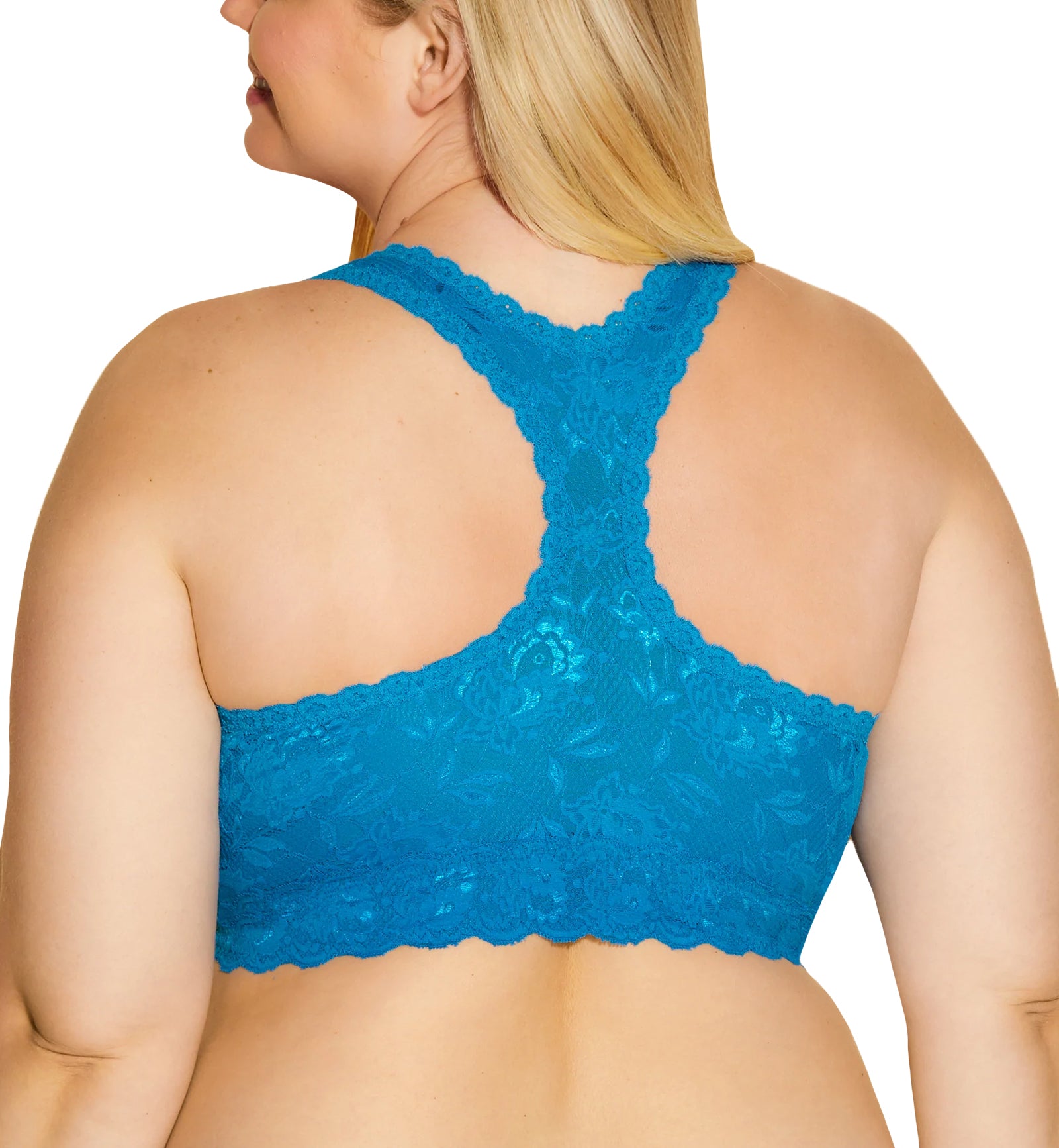 Cosabella NSN ULTRA CURVY Racie Racerback Bralette (NEVER1353),XS,Udaipur Blue - Udaipur Blue,X-Small