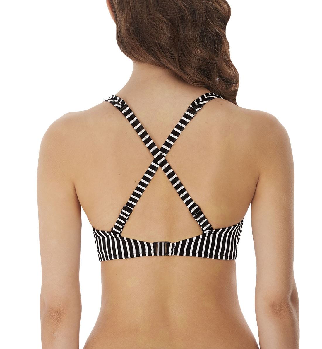 Freya Beach Hut Underwire High Apex Convertible Bikini (6790),30F,Black - Black,30F