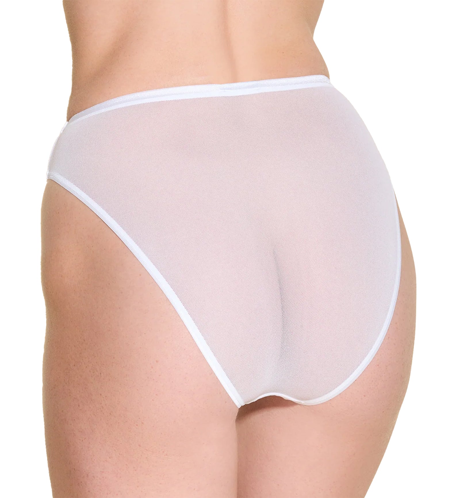 Cosabella Soire Confidence High Waist Bikini Panty (SOIRC0561),Small,White - White,Small