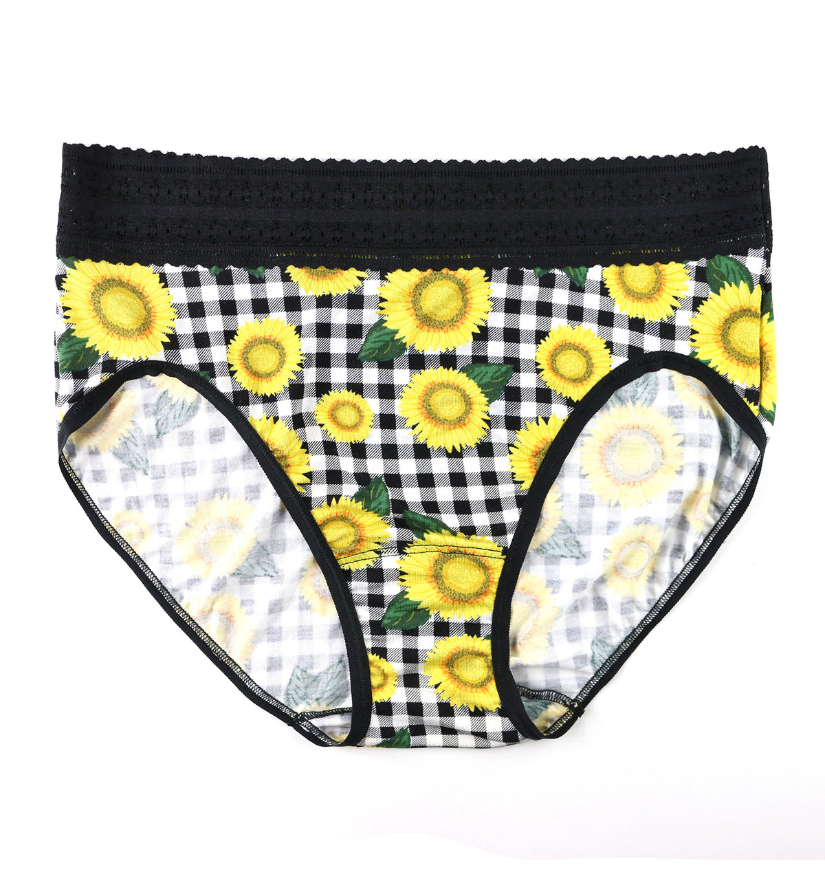 Hanky Panky DreamEase Printed French Brief (PR682464),Small,Fields of Gold - Fields of Gold,Small