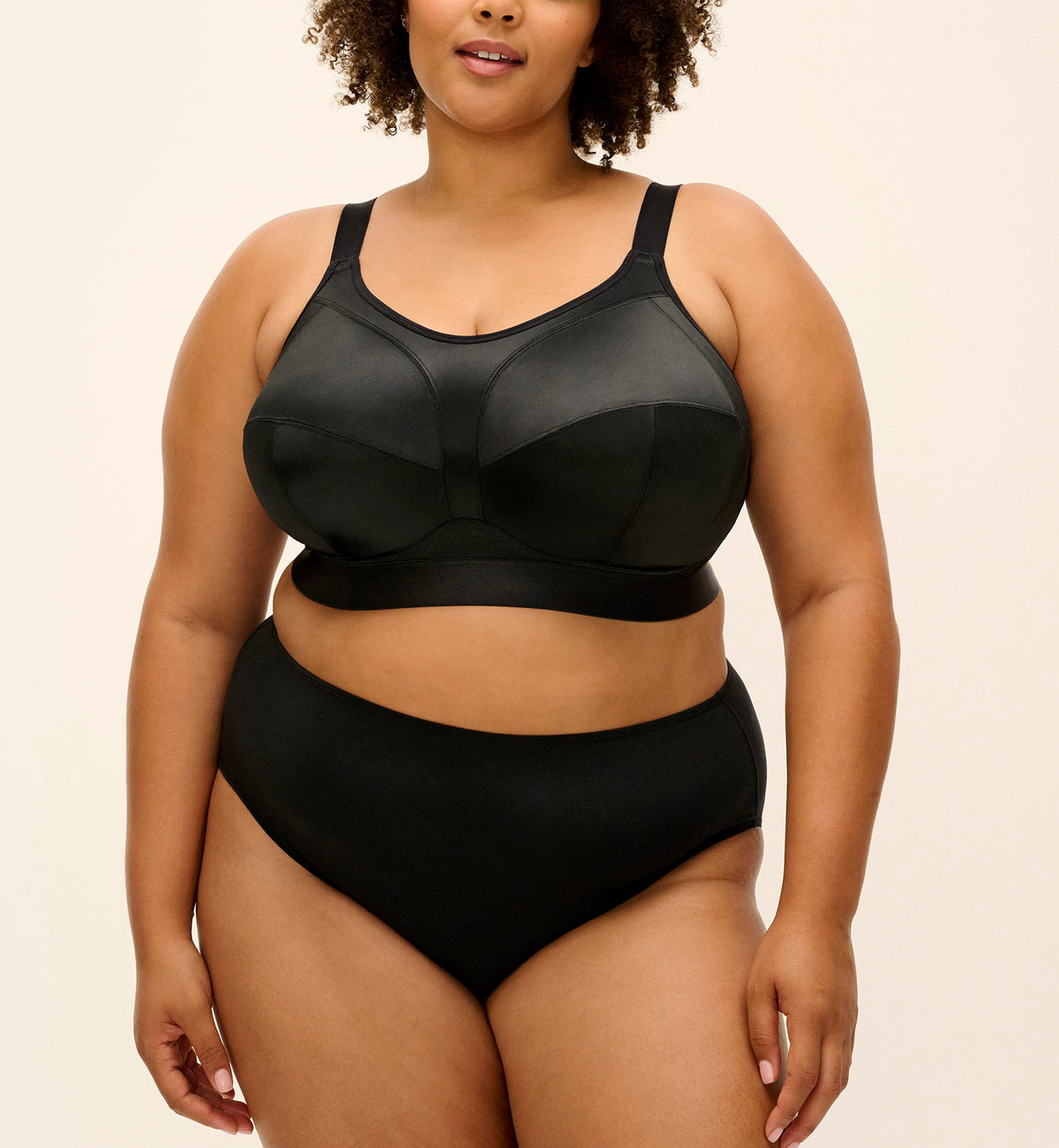 Goddess Katarina Full Cup Non Wire Bra (700318),34I,Black - Black,34I
