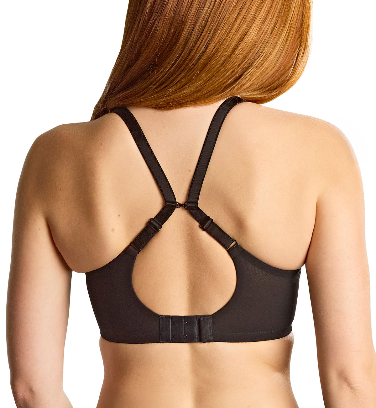 Panache Evangeline Full Cup Underwire Bra (11435),30E,Black - Black,30E
