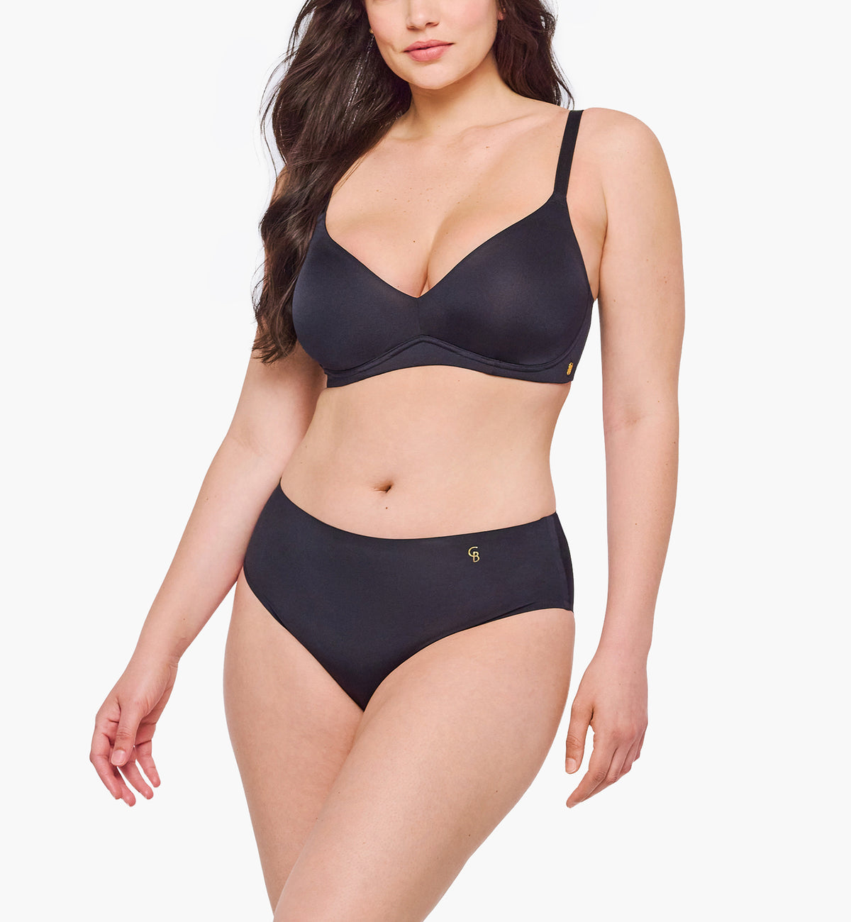 Cosabella Lisciante CURVY Bralette (LISCI1342),XS,Black - Black,XS