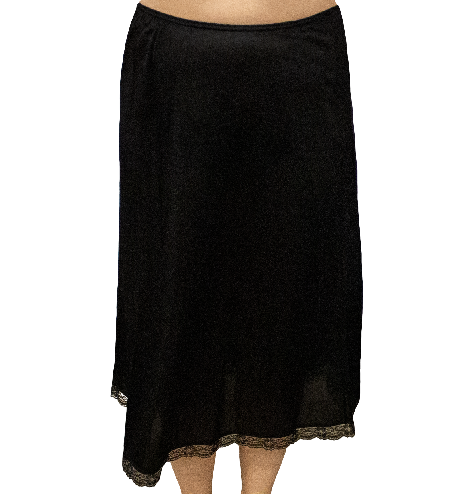 Velrose 31" Nylon Half Slip (2731),S,Black - Black,Small