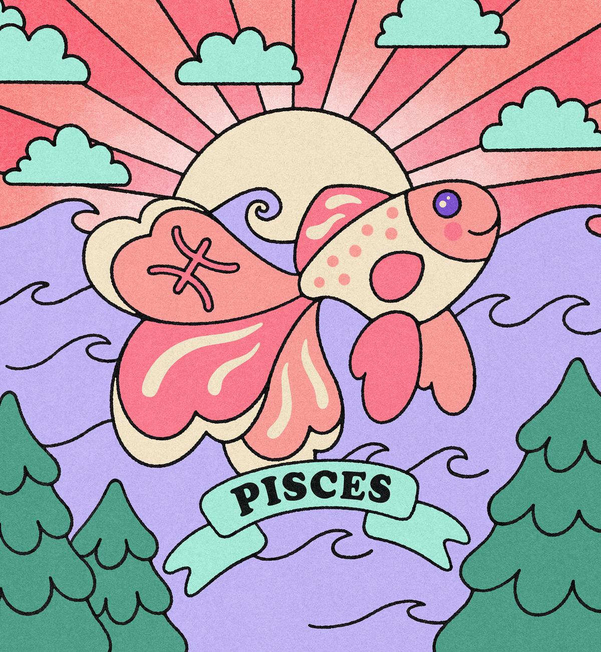 SOCK it to me Zodiac Gift Set (ZOD012),Pisces - Pisces,One Size