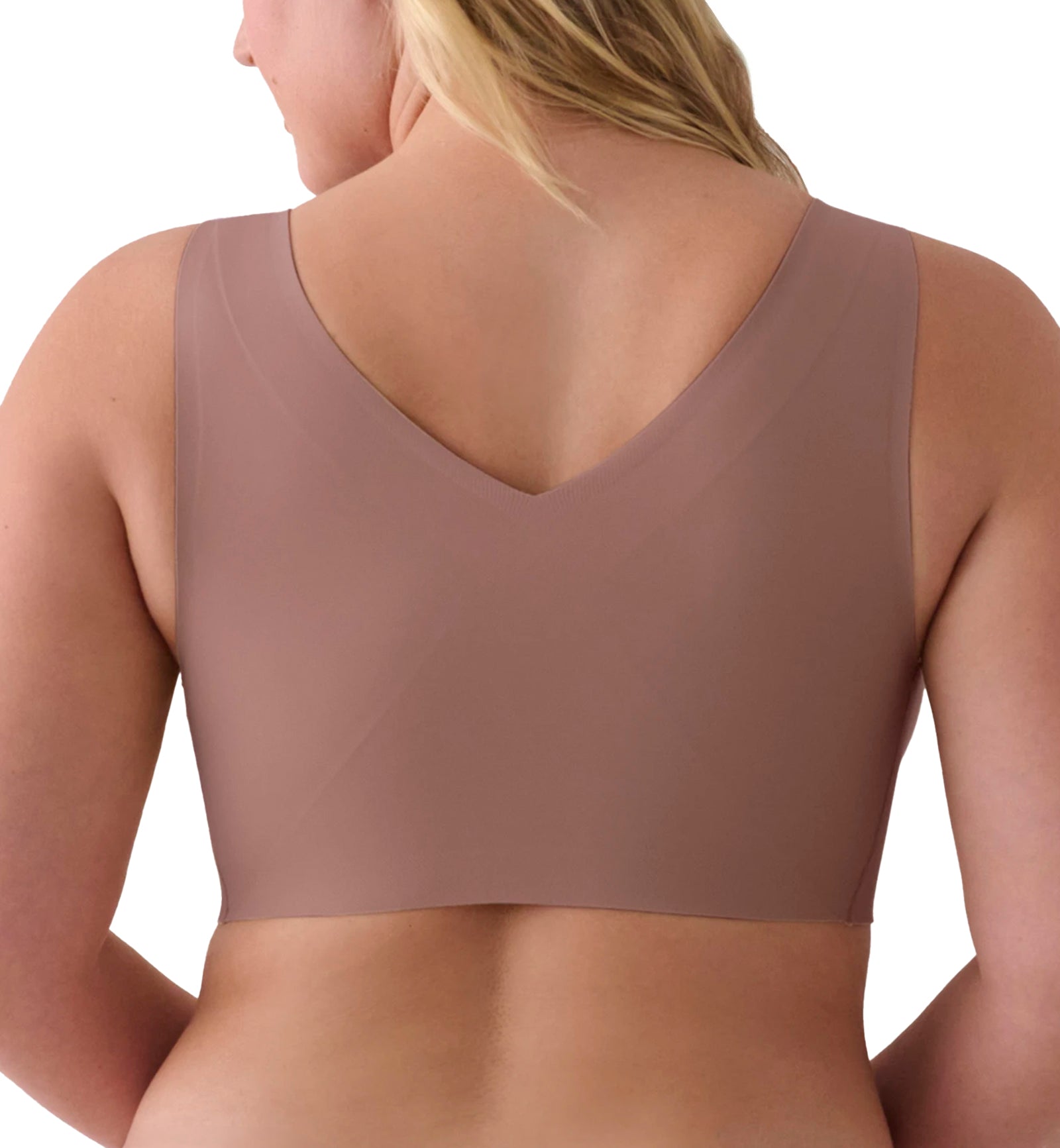 Evelyn & Bobbie DEFY V-Neck Bralette w/ Removable Pads (1728﻿),Small,Willow - Willow,Small