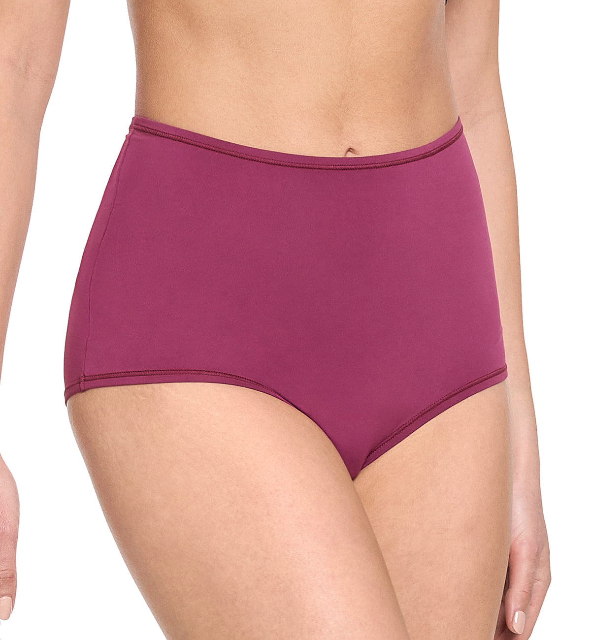 Hanky Panky YourFit High Rise Boyshort (6S2264),Medium,Mulled Wine - Mulled Wine,One Size