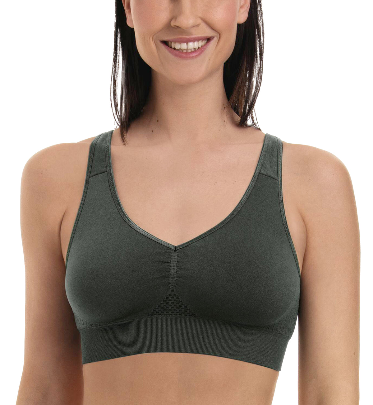Anita Care Lotta Pocketed Post Mastectomy Bra (5769X),Small,Jungle - Jungle,Small