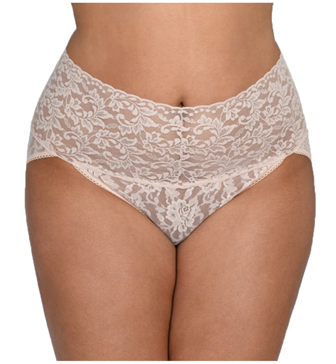 Hanky Panky Retro Lace V-kini PLUS (9K2124X),1X,Chai - Chai,1X