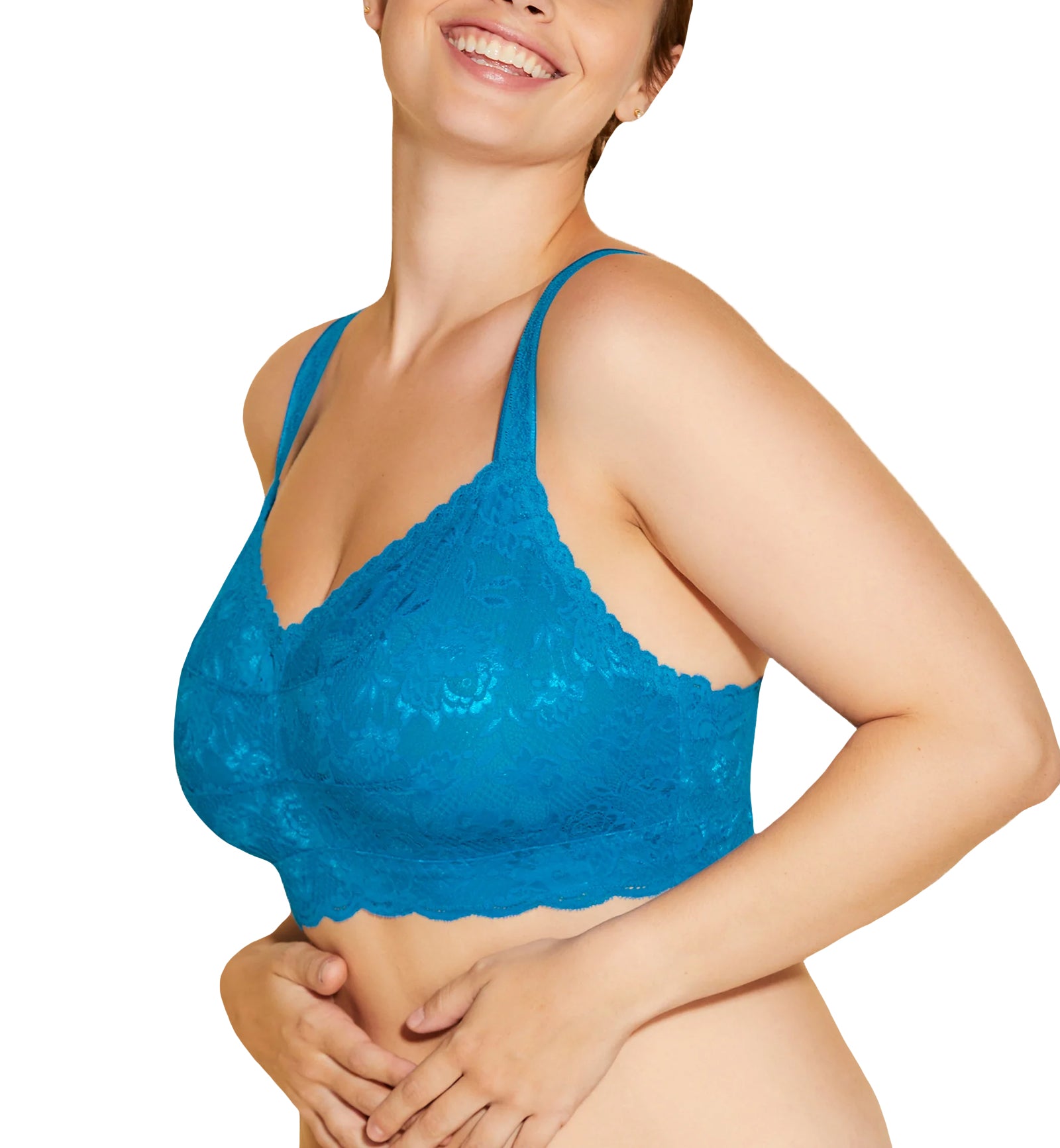Cosabella NSN SUPER CURVY Sweetie Bralette (NEVER1340),XS,Udaipur Blue - Udaipur Blue,X-Small