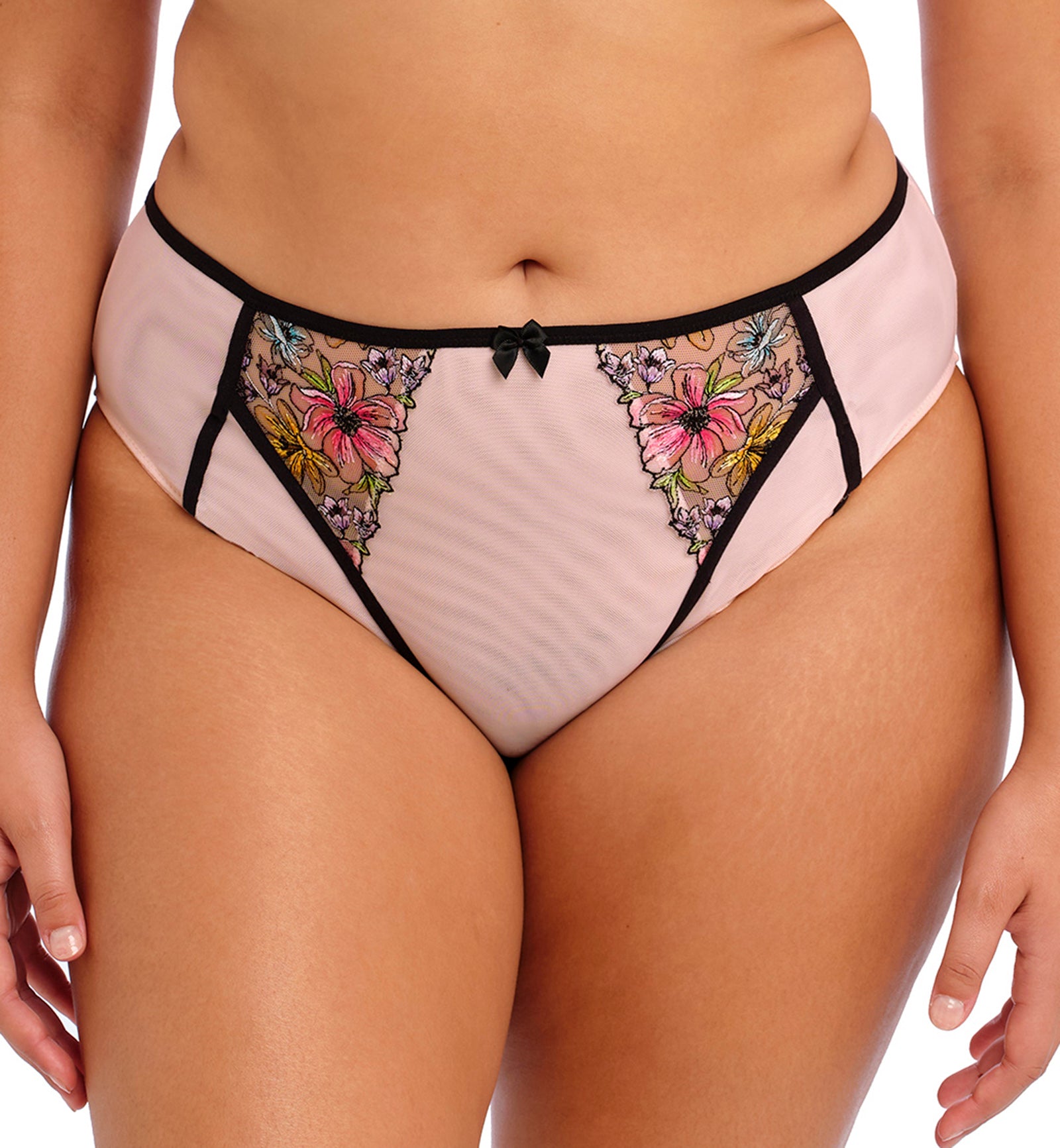 Elomi Carrie Matching High Leg Brief (301853),Small,Ballet Pink - Ballet Pink,Small