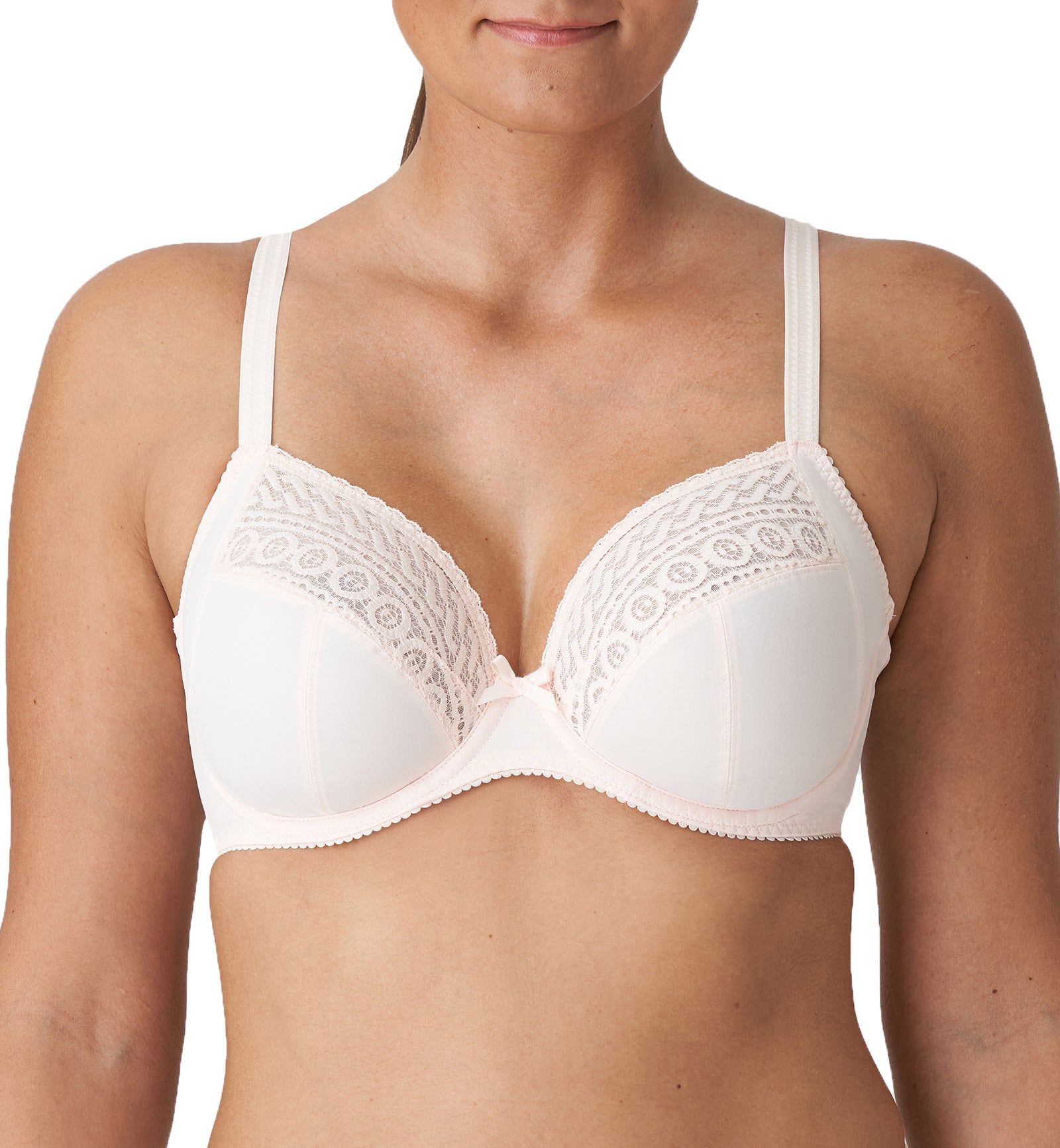 PrimaDonna Montara Plunge Underwire Bra (0163384),32D,Crystal Pink - Crystal Pink,32D
