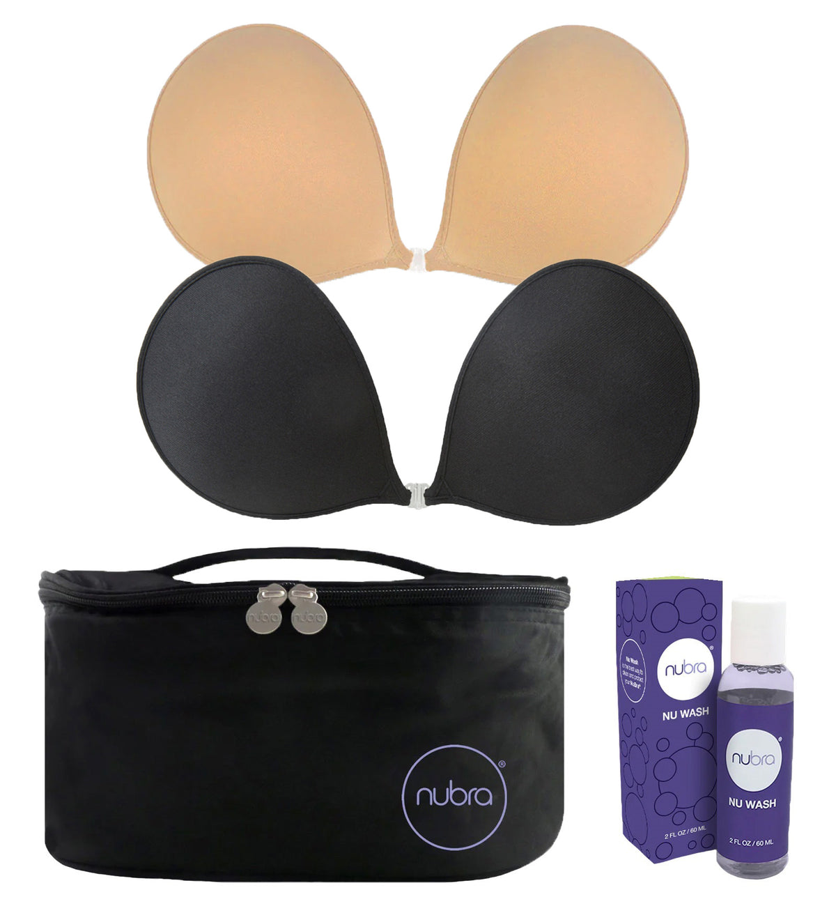 NuBra (TPC F700 Feather-Lite Travel Pack),C,Nude/Black - Nude/Black,C