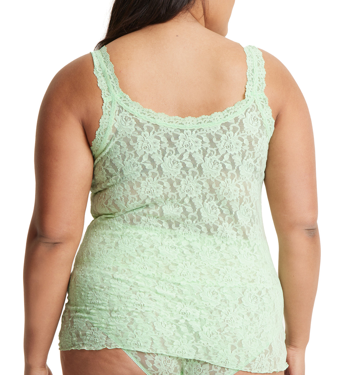 Hanky Panky Signature Lace Unlined Camisole PLUS (1390LX),1X,Starfruit - Starfruit,1X