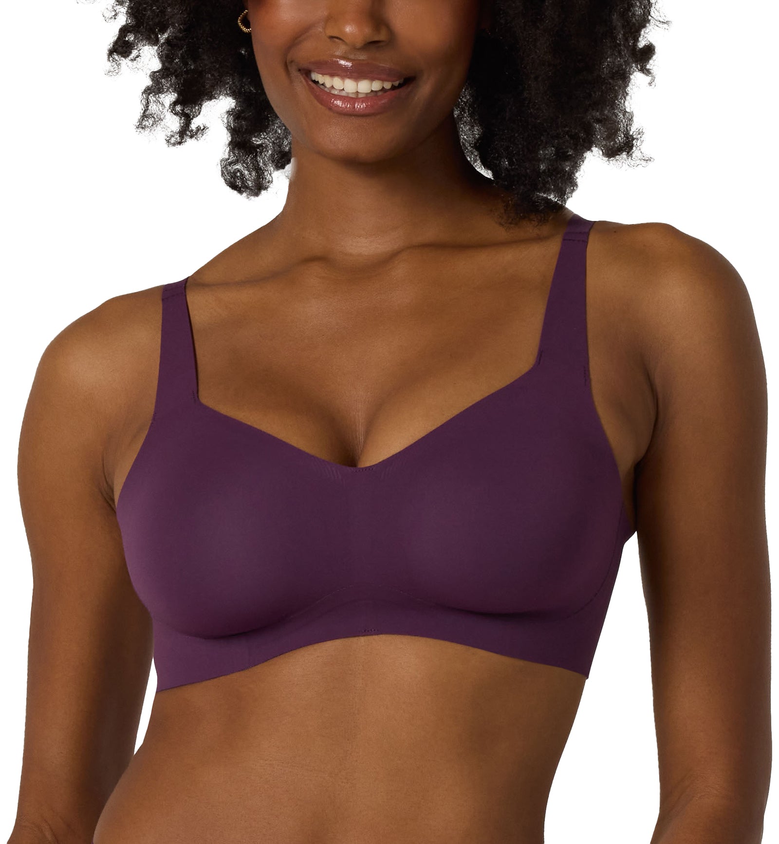 Evelyn & Bobbie BEYOND Adjustable Bra (1732),Small,Plum - Plum,Small