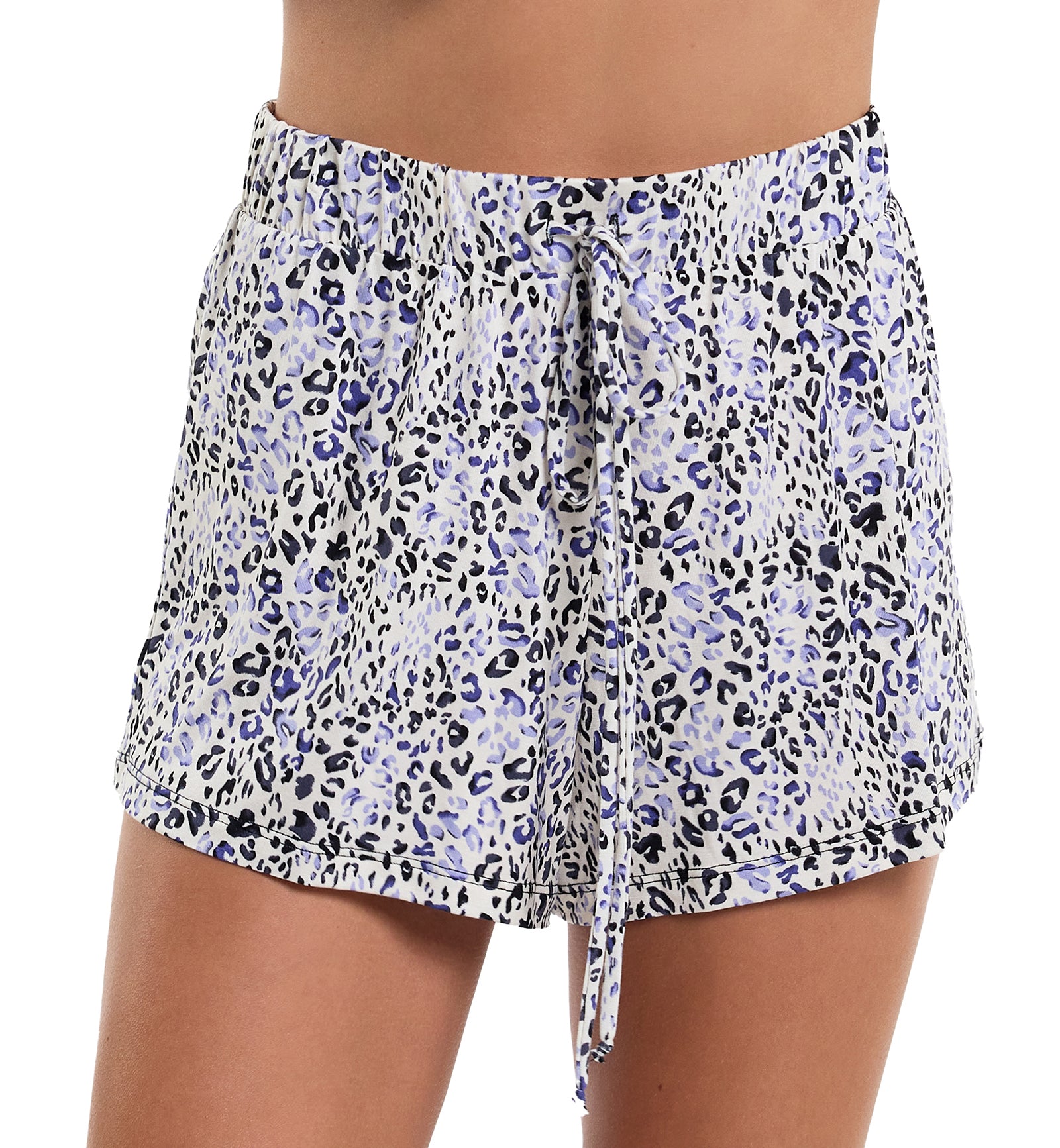 Hanky Panky Unwind Modal Drawstring Short (63S502),XS,Spotted - Spotted,XS