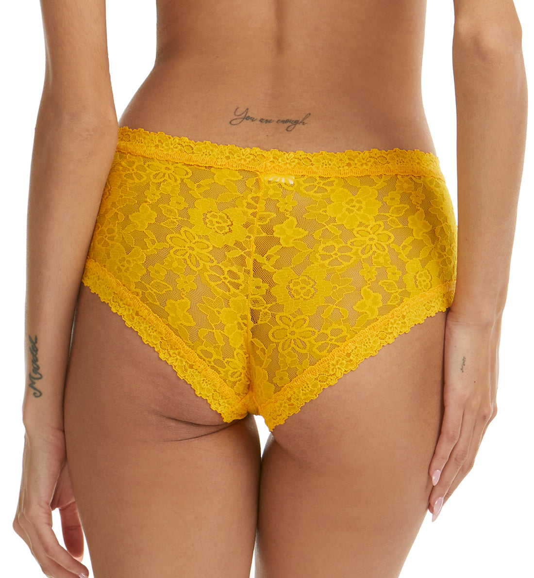 Hanky Panky Daily Lace Boyshort (771201P),XS,Mango Lassi - Mango Lassi,XS