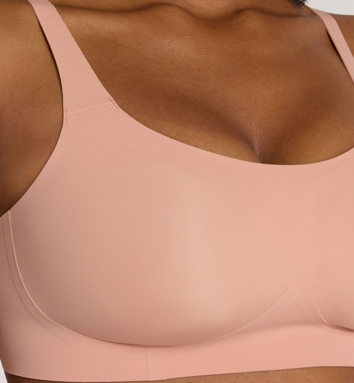 Evelyn & Bobbie STRUCTURED SCOOP Bralette (1801),Small,Himalayan Salt - Himalayan Salt,Small