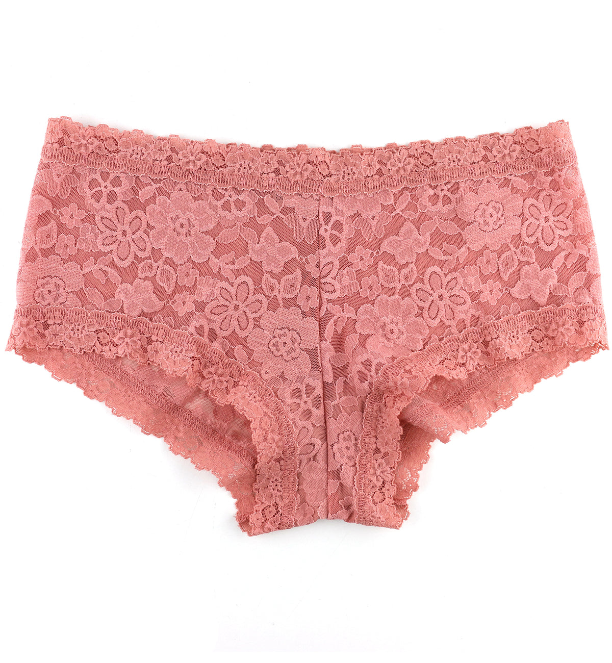 Hanky Panky Daily Lace Boyshort (771201P),XS,Antique Rose - Antique Rose,XS
