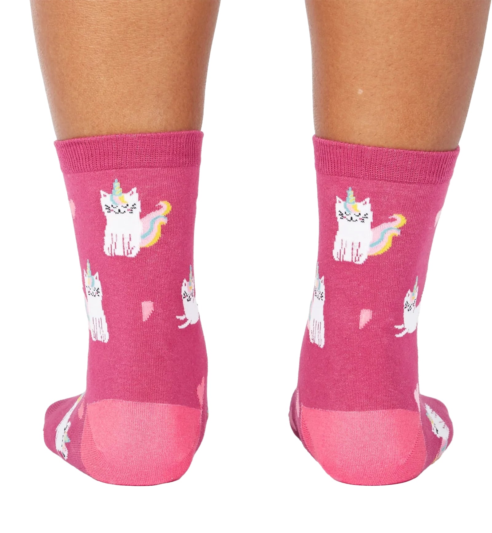 SOCK it to me Women's Crew Socks (w0201),Look At Me Meow - Look At Me Meow,One Size