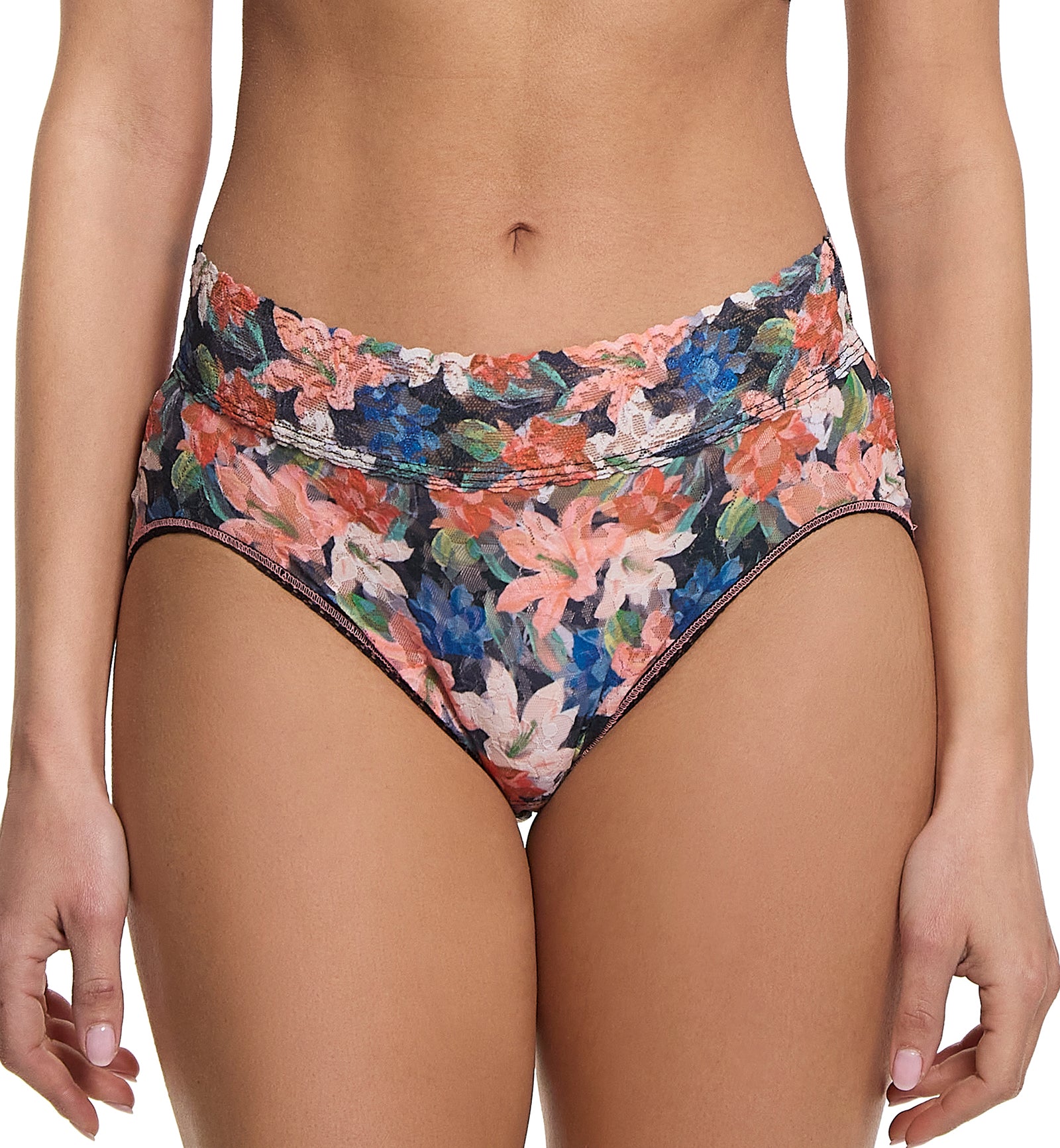 Hanky Panky Signature Lace Printed French Brief (PR461),Small,Wonderous - Wonderous,Small