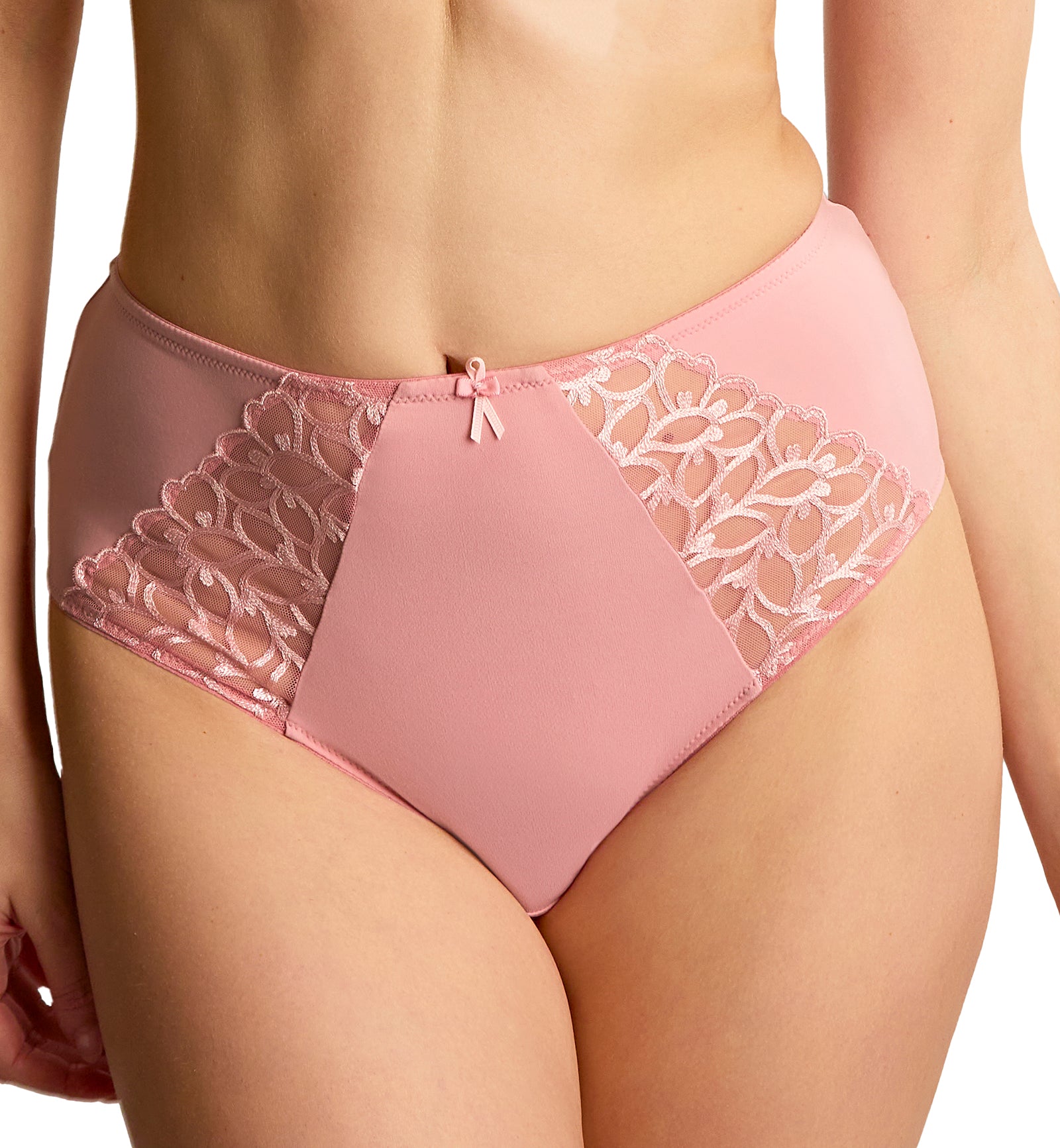 Panache Cora Deep Brief (11413),Small,Soft Pink - Soft Pink,Small
