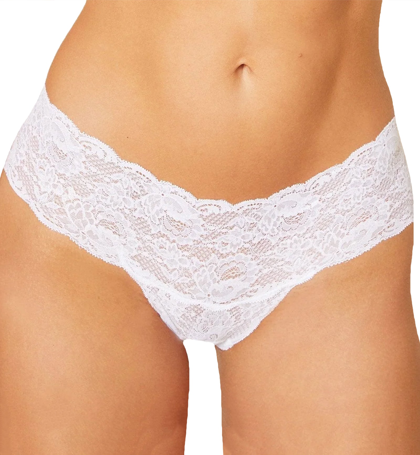 Cosabella Never Say Never Comfie Thong (NEVER0343),S/M,White - White,S/M