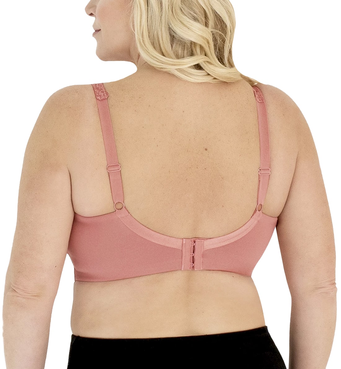 Leading Lady Wirefree Lace Trim Comfort Softcup Bra (5072)- Whisky Ros -  Breakout Bras
