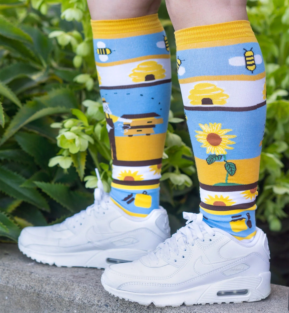 SOCK it to me Unisex Knee High Socks (F0612),Honey, You're a Keeper - Honey You're a Keeper,One Size