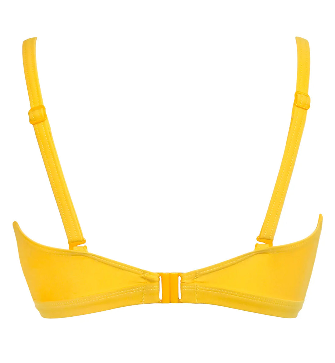 Pour Moi Sunshine Padded Underwire Tie Swim Top (25100),32DD,Yellow - Yellow,32DD