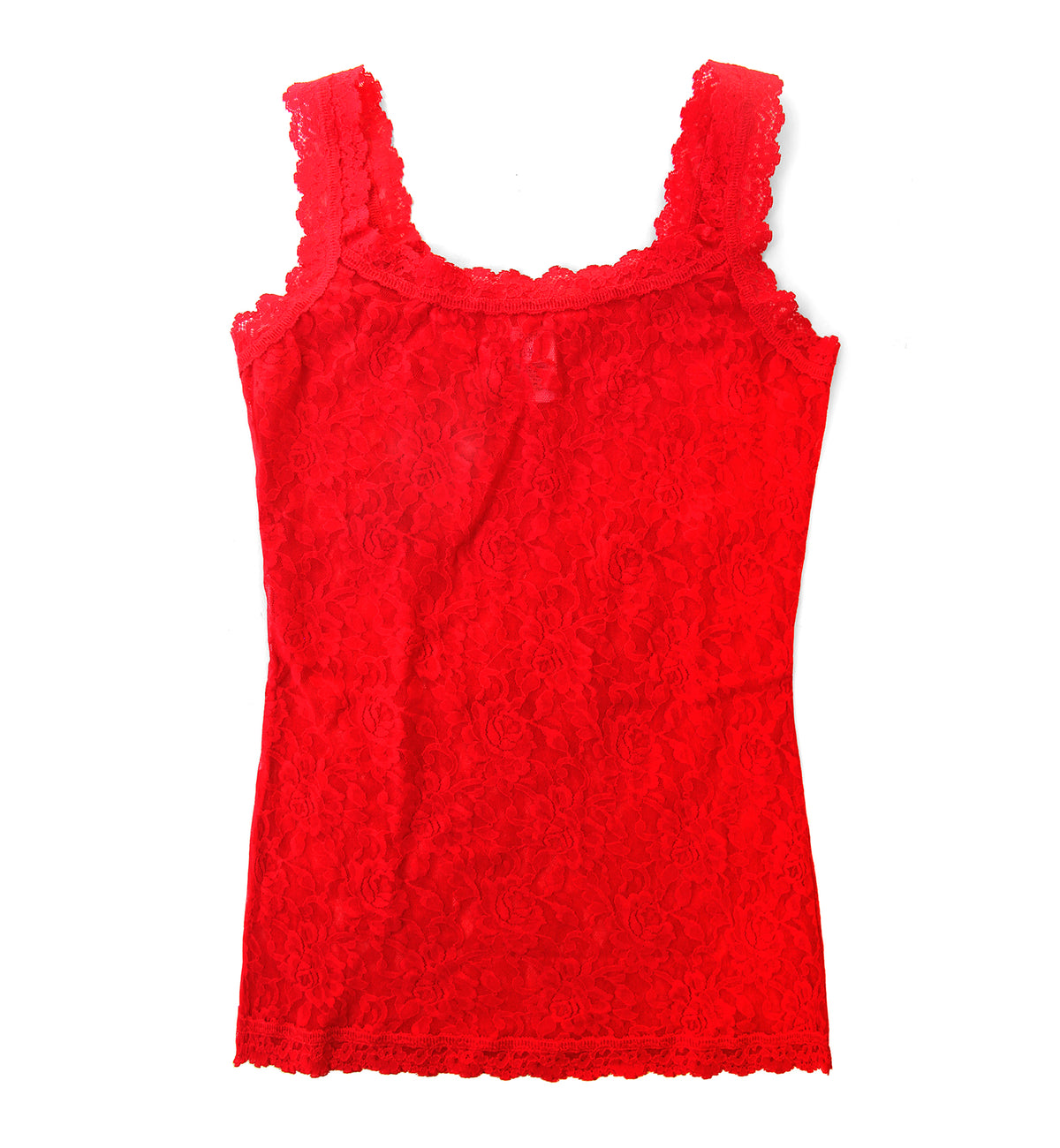 Hanky Panky Signature Lace Unlined Camisole (1390L),XS,Red - Red,XS