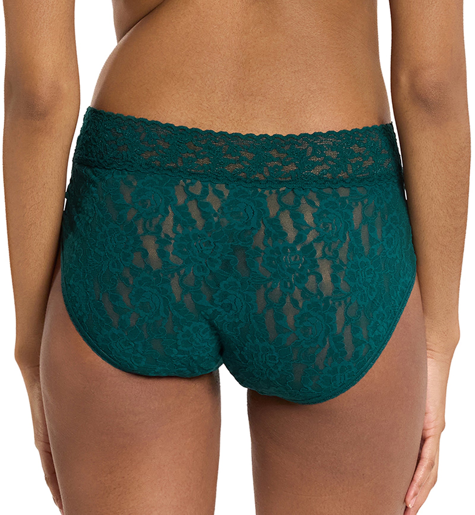 Hanky Panky Signature Lace French Brief (461),Small,Mountain Green - Mountain Green,Small