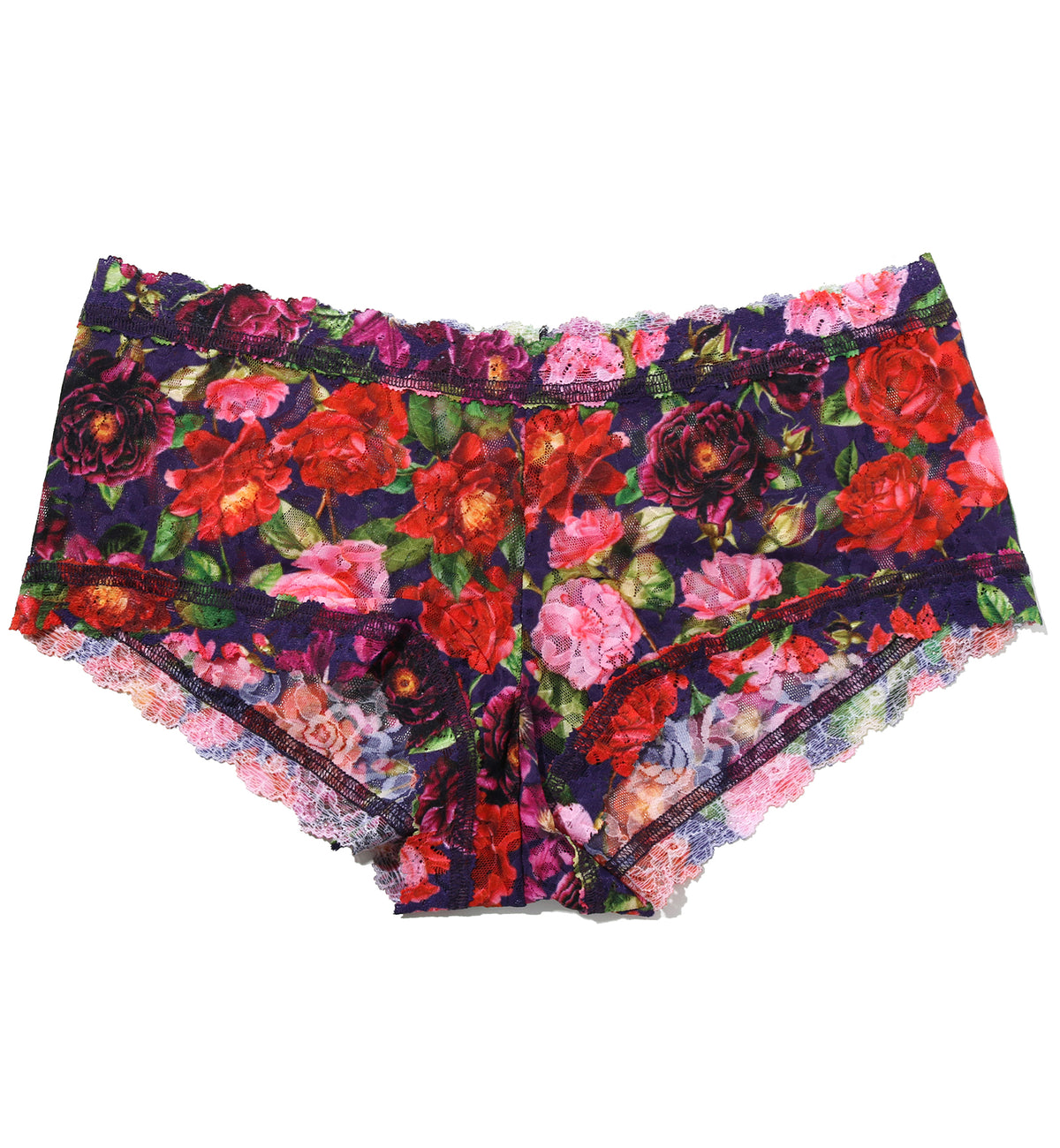 Hanky Panky Signature Lace Printed Boyshort (PR4812P),XS,Winters Tale - Winters Tale,XS