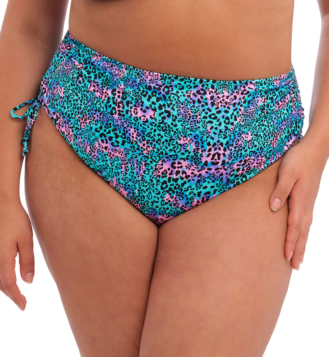 Elomi Electric Savannah Adjustable Side Swim Brief (ES800773),UK 20,Leopard - Leopard,UK 20
